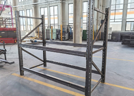 Steel Upright Rack Column Roll Forming Machine For Logistic Warehouse Storage System