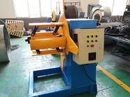 3 Ton Roll Forming Machine Parts / Hydraulic Decoiler 3KW Motor Powered