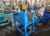 100mm Galvanized Steel Round Seam Joint Rain Downpipe Roll Forming Machine With Elbow Machine & Pipe End Necking Machine