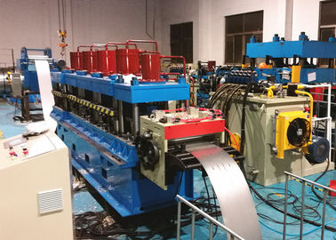 High Speed C Purlin Roll Forming Machine, Servo Flying Cutting