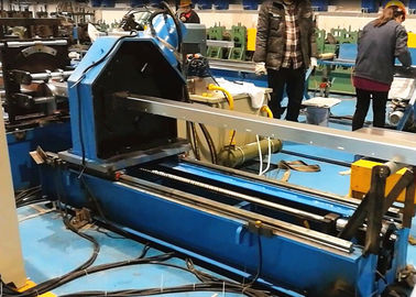 High Speed C Purlin Roll Forming Machine, Servo Flying Cutting