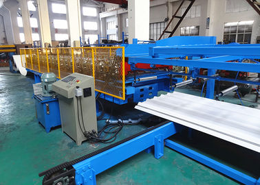 Color Steel Roofing Sheet Roll Forming Machine With Automatic Stacker