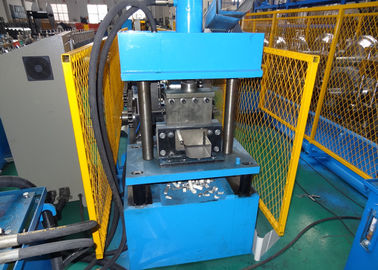 Steel Rain Gutter Roll Forming Machine for Galvanized Steel / Aluminum / Copper Material