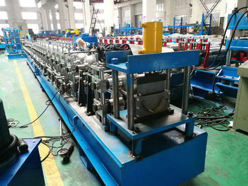 Hydraulic Cutting Gutter Roll Forming Machine , 7.5KW Half Round Gutter Machine