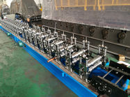 Hydraulic Cutting Gutter Roll Forming Machine , 7.5KW Half Round Gutter Machine
