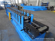 7.5KW Roller Shutter Door Roll Forming Machine , Hydraulic Cutting Cold Roll Former