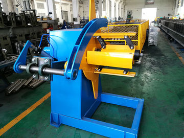 3 Ton Roll Forming Machine Parts / Hydraulic Decoiler 3KW Motor Powered