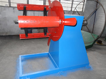 Electric Decoiler 3000kg Capacity Type For Fasten & Uncoil Small Steel Coils