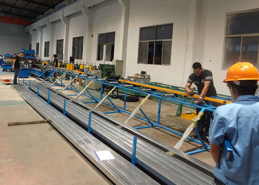 High Speed Channel Cable Tray Roll Forming Machine Line With Servo Flying Cutoff