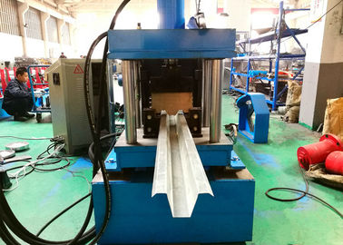 G550 Material CNC Roll Forming Machine , Galvanized Steel Hat Channel Roll Former