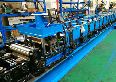 G550 Material CNC Roll Forming Machine , Galvanized Steel Hat Channel Roll Former