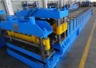 PPGI Steel Roof Tile Roll Forming Machine Line With PLC Control System