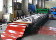 Galvanized Steel Roof Tile Roll Forming Machine With Improved 3D Cut