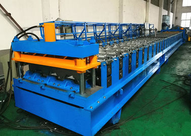 Electrically Driven Steel Deck Roll Forming Machine With Siemens PLC Control System