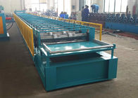 Composite Floor Deck CNC Roll Forming Machine Closed Type Dovetail Profile Usage