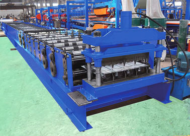 Dovetail Decking Floor Roll Forming Equipment For 760mm Cover Width Profile