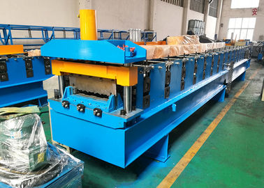 Composite Steel Deck Roll Forming Machine , Galvanized Mild Metal Deck Roll Former