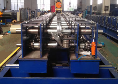 Metal Rack Roll Forming Machine , Automatic Width Adjust Shelf Panel Roll Former