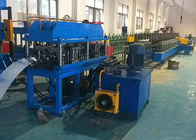 C Channel Cable Tray Roll Forming Machine , Gear Box Driven Cable Tray Making Machine