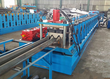 Gear Box Driven Highway Guardrail Roll Forming Machine For W Beam Profile