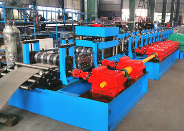 Gear Box Driven Highway Guardrail Roll Forming Machine For W Beam Profile