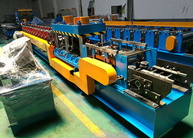 Efficient Roller Shutter Door Roll Forming Machine For Hydraulic Punching Steel L Profile