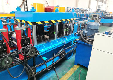 Efficient Roller Shutter Door Roll Forming Machine For Hydraulic Punching Steel L Profile