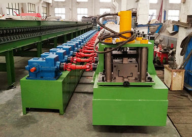 Steel Roller Shutter Door Roll Forming Machine Gear Box Driven Auto Size Adjustable