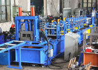 Interchangeable C Z Purlin Roll Forming Machine With Infinitely Adjustable Cutting Dies