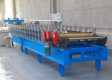 Chain Driven IBR Metal Roof Roll Forming Machine PLC Controlled With Curving Unit