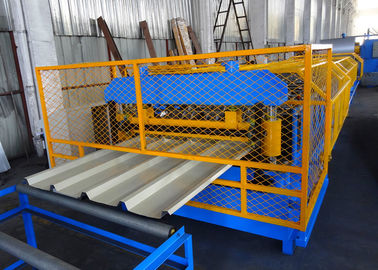 Trapezoidal Profile Metal Roof Roll Forming Machine 15 - 20 M/Min High Speed Type