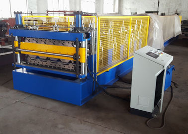 2 Layer Metal Roof Roll Forming Machine , Steel Trapezoidal Sheet Roll Forming Equipment