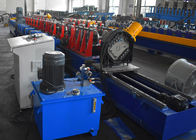Storage Rack Vertical Post Section Roll Forming Machine With Punching Unit For Various Patterns
