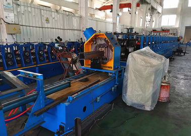 2.5mm Thick Heavy Duty Rack Roll Forming Machine With Gear Box Transmission