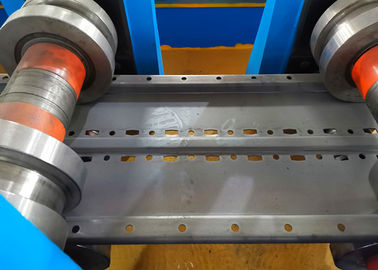 2.5mm Thick Heavy Duty Rack Roll Forming Machine With Gear Box Transmission