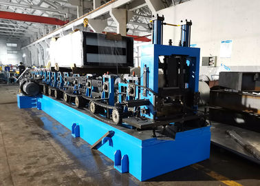 Galvanized Steel CZ Purlin Roll Forming Machine With Lubricating System