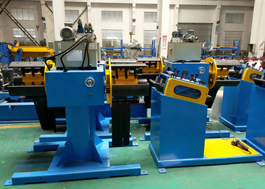 High Speed Roll Forming Machine Parts , Double Head Decoiler With Seven - Roll Leveler