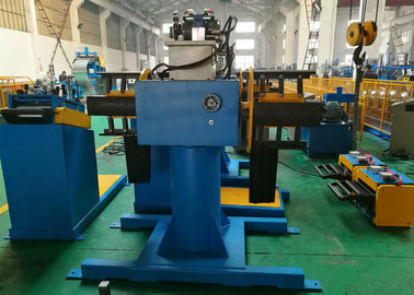 High Speed Roll Forming Machine Parts , Double Head Decoiler With Seven - Roll Leveler