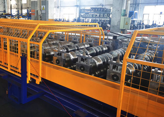 4 Rib Profile Metal Roofing Sheet Roll Forming Machine With Electric Shear