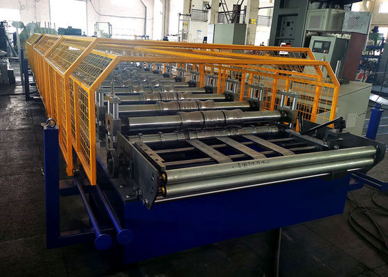 4 Rib Profile Metal Roofing Sheet Roll Forming Machine With Electric Shear