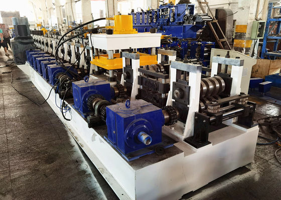 100-300mm Width Steel U Purlin Roll Forming Machine With Gear Box Driven System