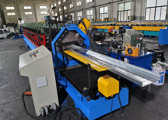 Galvanized Steel Scaffold Plank Roll Forming Machine With Gauge Adjust Device