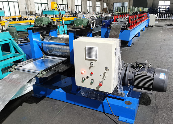 Galvanized Steel Scaffold Plank Roll Forming Machine With Gauge Adjust Device