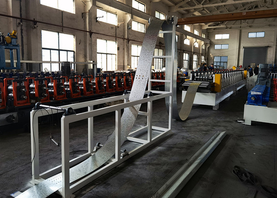 15m/min Z Purlin Roll Forming Machine With Servo-Tracking Cutting Device