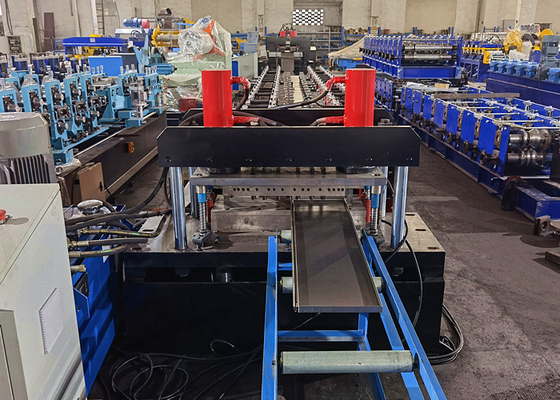 100-600mm Width Supermarket Shelf Panel Roll Forming Machine