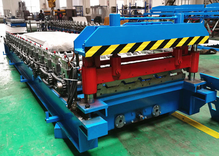 Color Steel Roofing Sheet Roll Forming Machine With Automatic Stacker