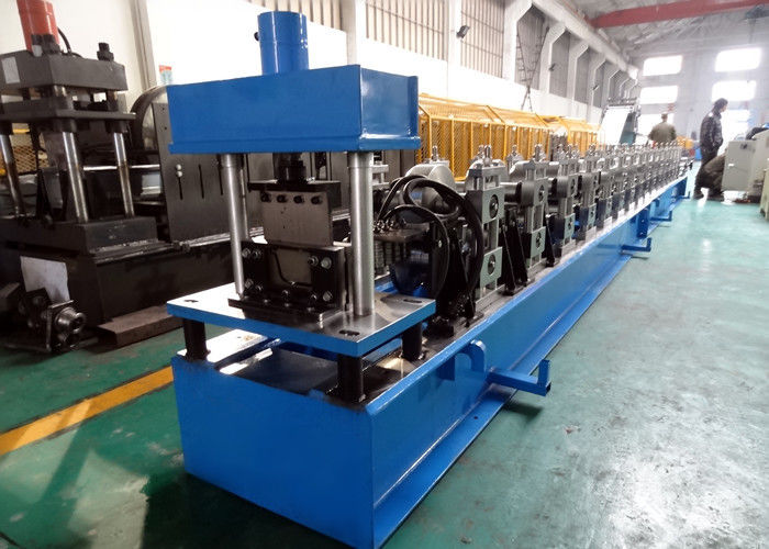Steel Rain Gutter Roll Forming Machine for Galvanized Steel / Aluminum / Copper Material