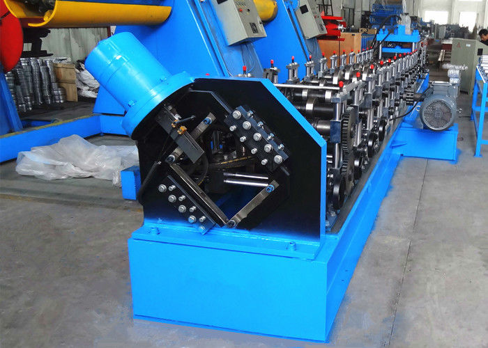 C80 - 250 C Purlin Roll Forming Machine With Automatic PLC Control System