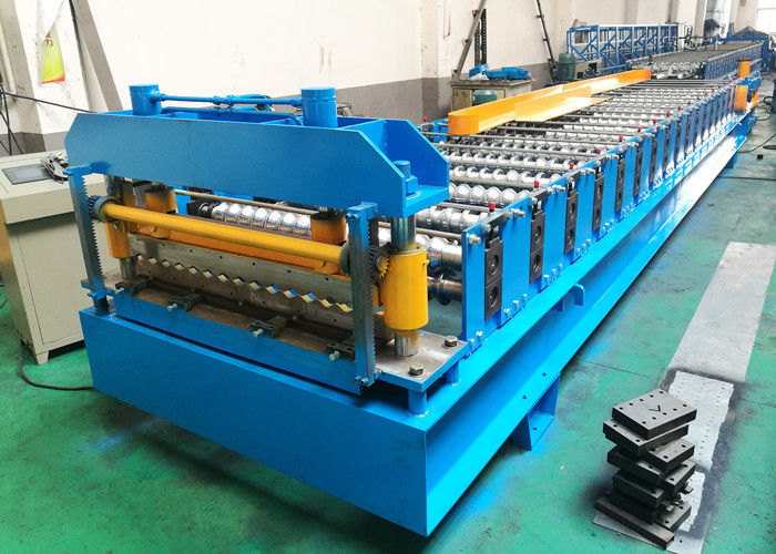 Galvanized Roofing Corrugated Sheet Roll Forming Machine CE Certificated