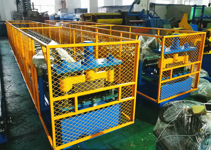 Custom Metal Roof Roll Forming Machine , Trapezoidal Wall Panel Cold Roll Former